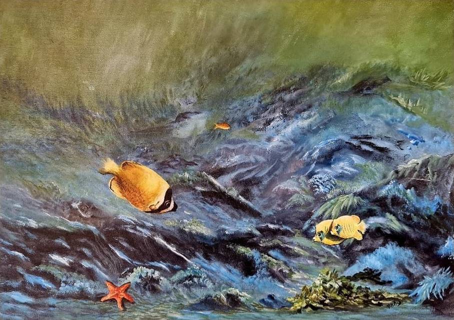 ArteDiAlina.com painting: In deep water